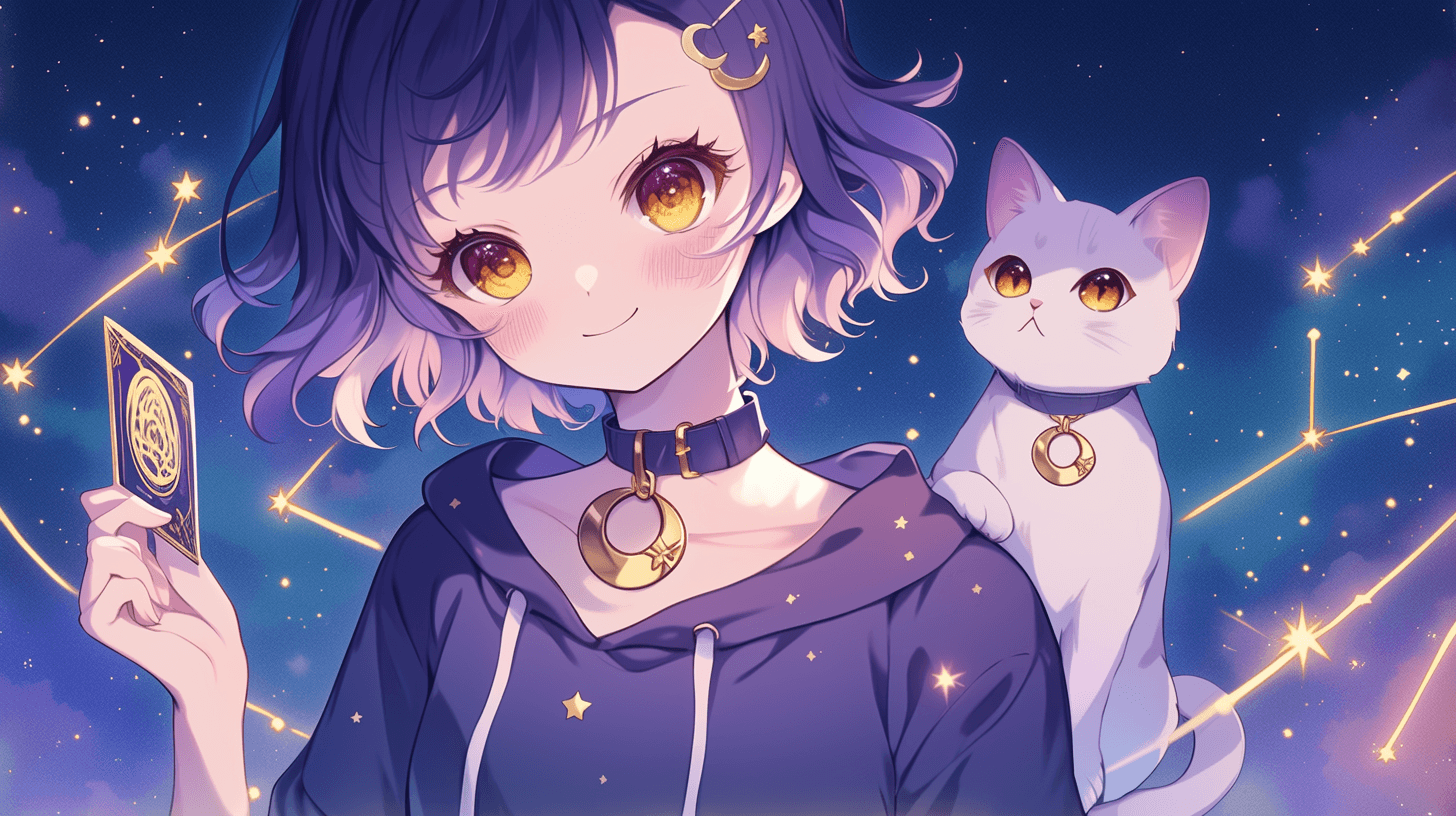 ノアとツキのイラスト